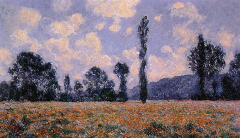 Claude Monet Field of Poppies Spain oil painting art